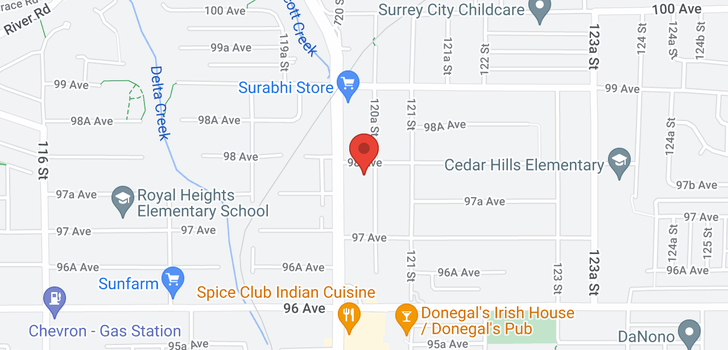 map of 12040 98 AVENUE